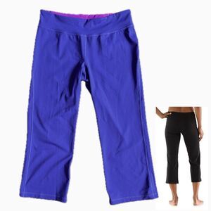 Patagonia Women's Pliant Knickers Royal Blue and Purple Capri Cropped Pants